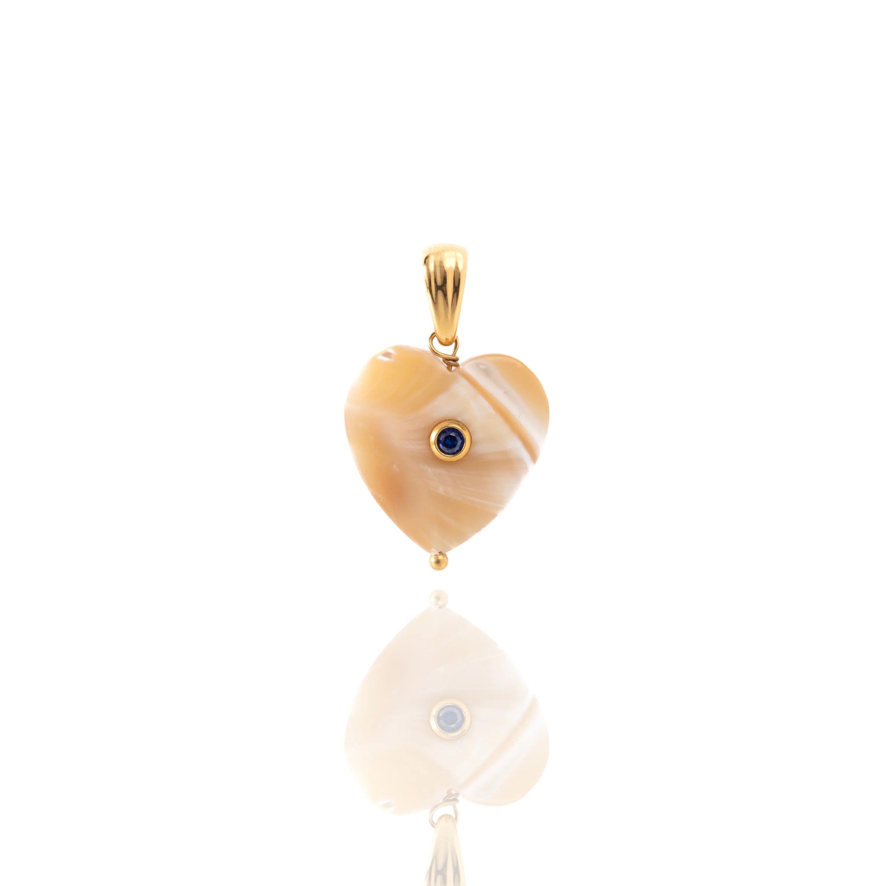 Ciondolo Heart Pearl Pond -R - Image 2