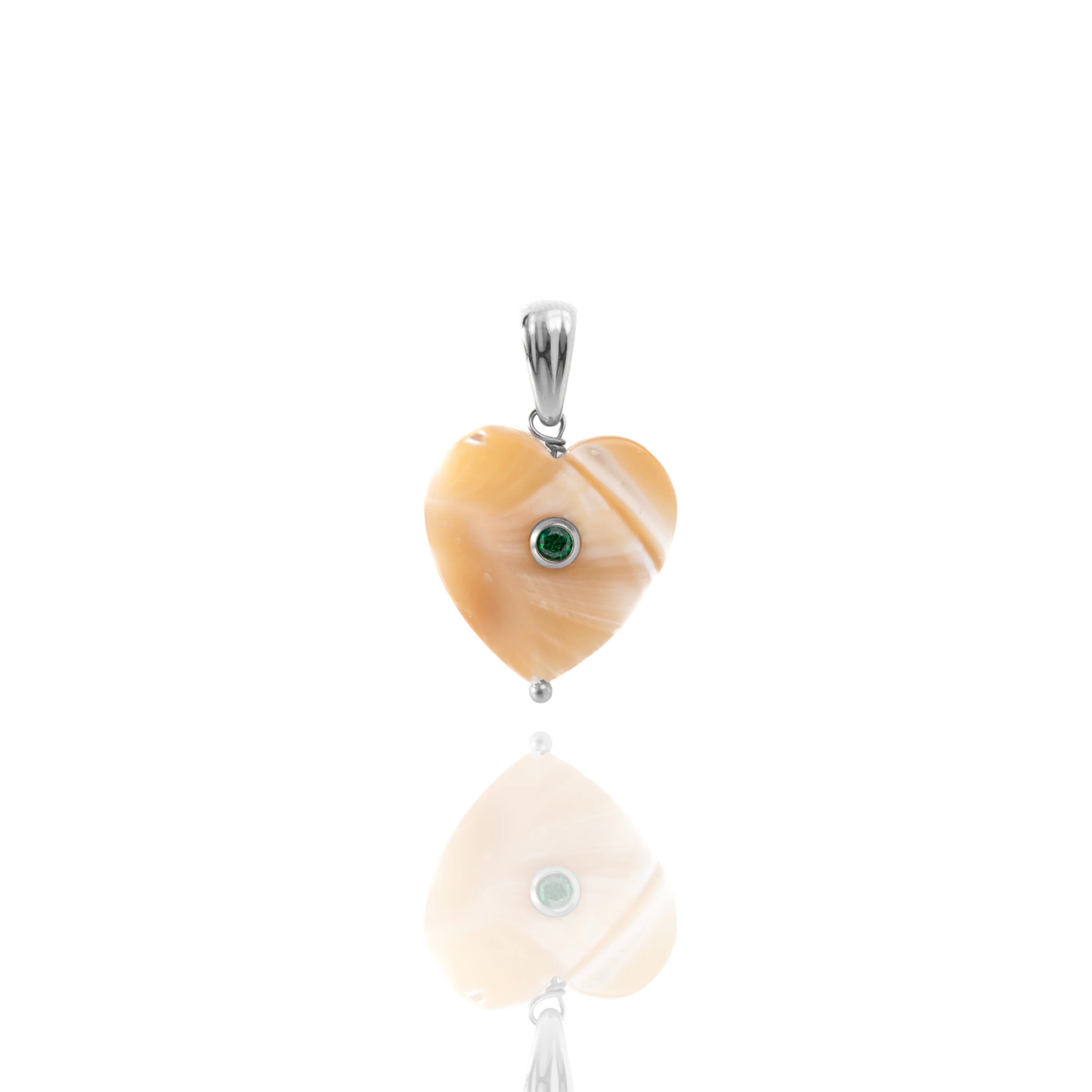 Ciondolo Heart Pearl Pond -R - Image 5