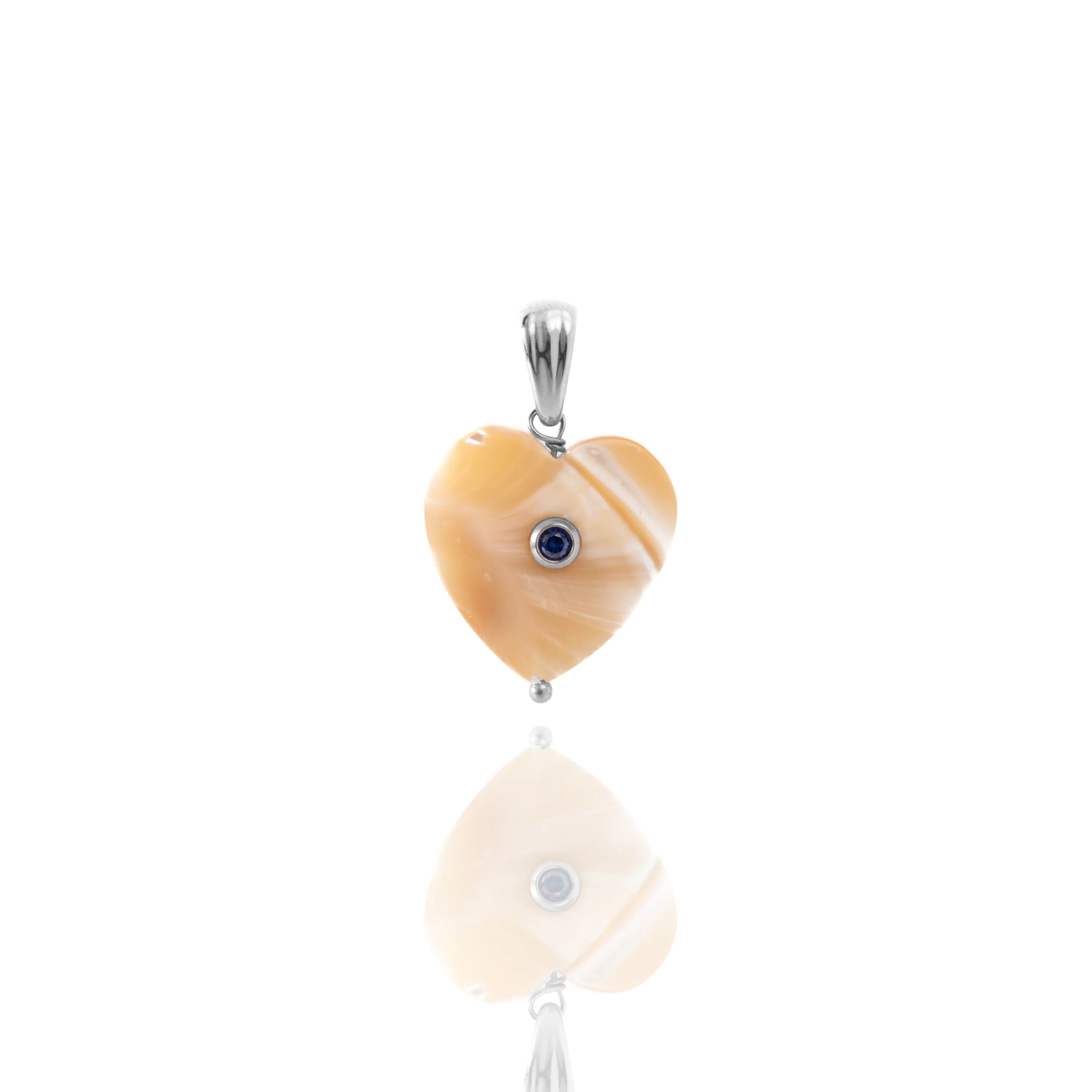 Ciondolo Heart Pearl Pond -R - Image 6
