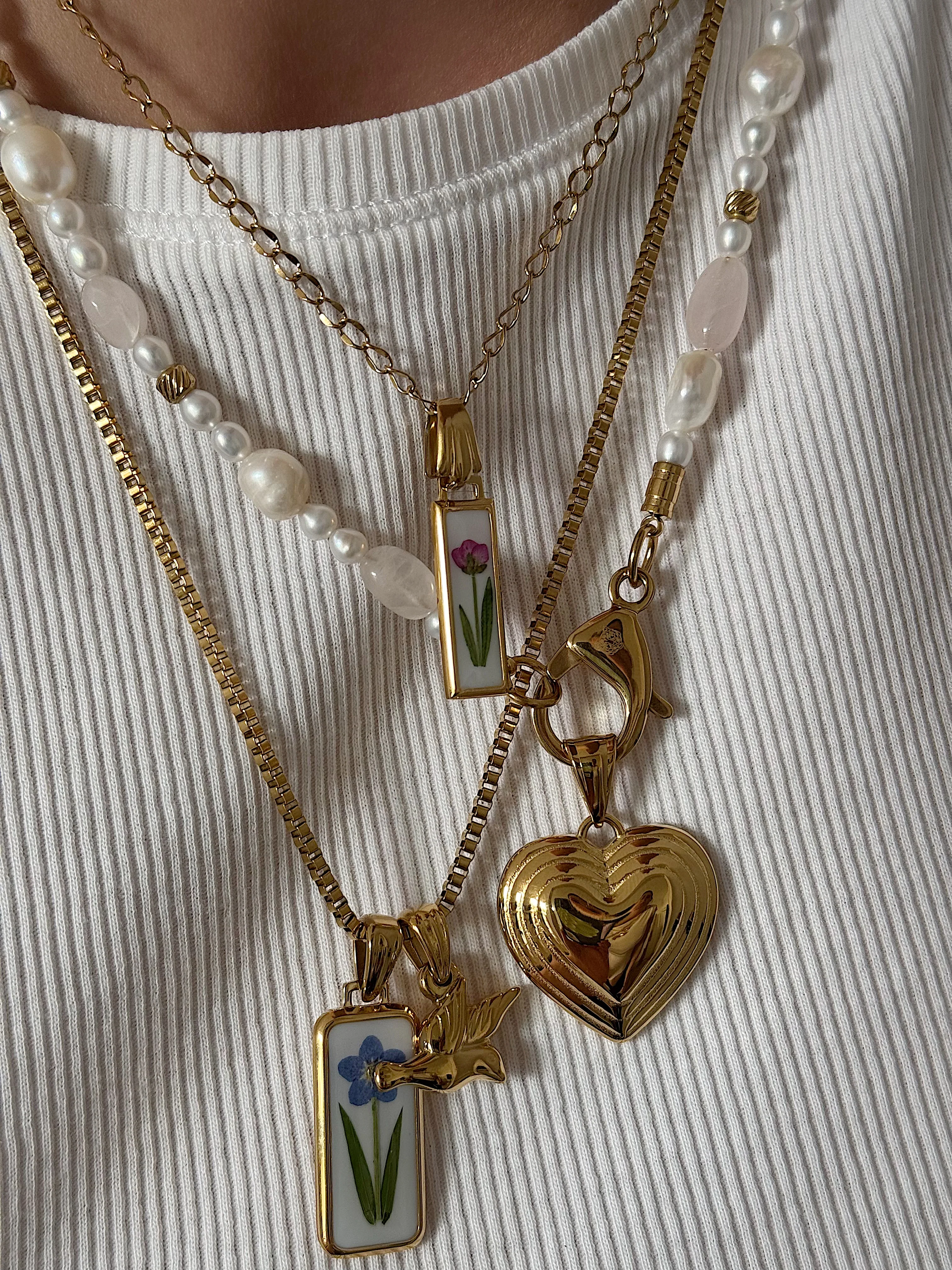 Collier Pink Pearls - Image 7